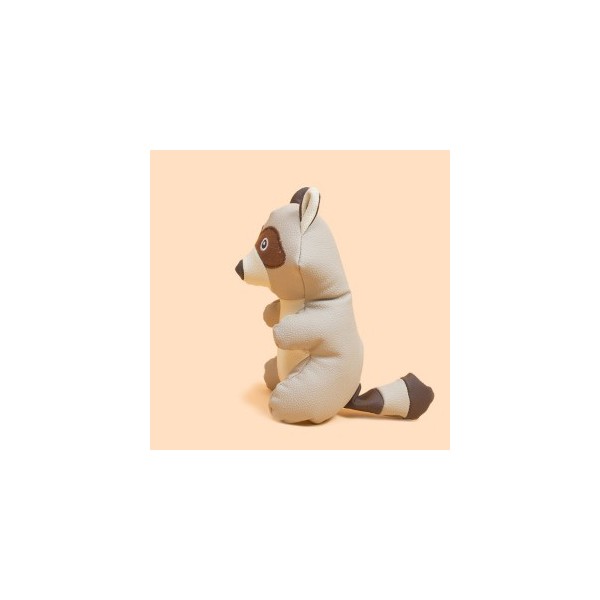 펫모닝 레더토이 너구리 장난감 